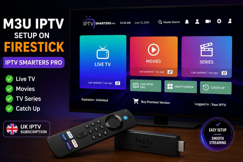 M3U IPTV: Complete UK Guide to Setup, Streaming and Firestick