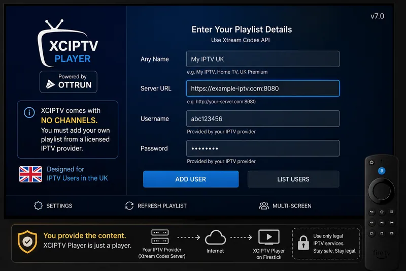 XCIPTV Download Code: The Honest Firestick Guide